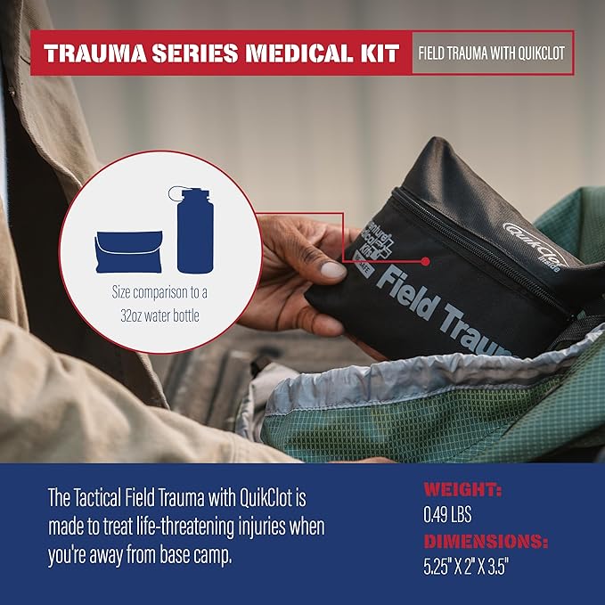 Adventure Medical Kits Field Trauma Medical Kit with QuikClot