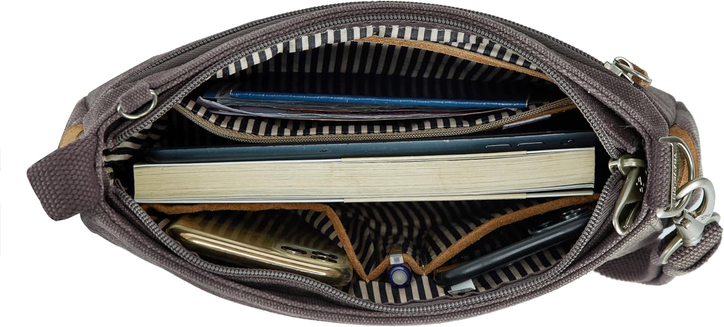 Travelon Anti-Theft Heritage Saddle Crossbody | Anti-Theft