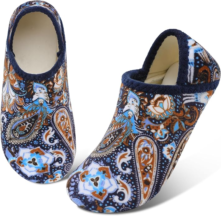 Scurtain Unisex Adults Rubber Sole Slippers