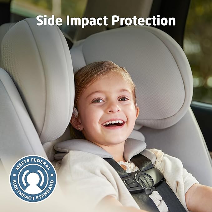 Maxi-Cosi Pria All-in-One Convertible Car Seat, Infant to Toddler Car Seat, Easy-Install Harness, Machine-Washable Cover, 5-100 lbs, Sea Salt