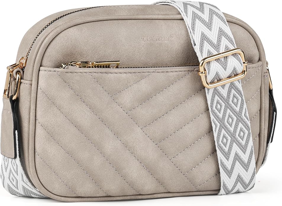 TANTOMI Small Crossbody Bags for Women, Small Purses with Card Slots Phone Purse Wide Adjustable Strap