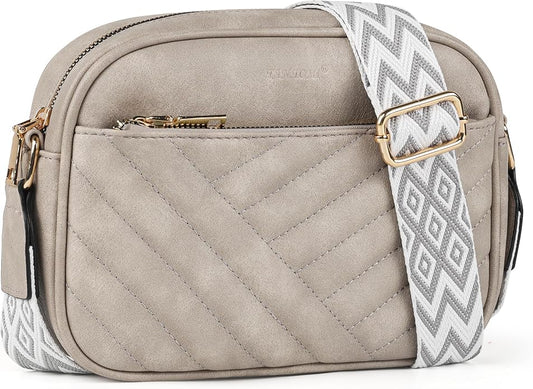 TANTOMI Small Crossbody Bags for Women, Small Purses with Card Slots Phone Purse Wide Adjustable Strap