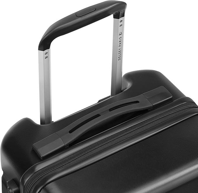 United Colors of Benetton Now! Hardside Luggage with Spinner Wheels, Black, Carry-On 19 Inch