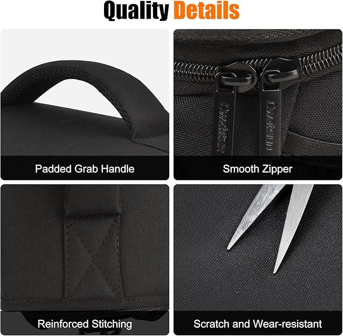 Cwatcun Small Camera Sling Bag Crossbody Camera Shoulder Case, Waterproof Travel Photography Camera Messenger Bag for Canon, Nikon, Sony, Fuji DSLR/SLR/Mirrorless Cameras, Lens and Accessories