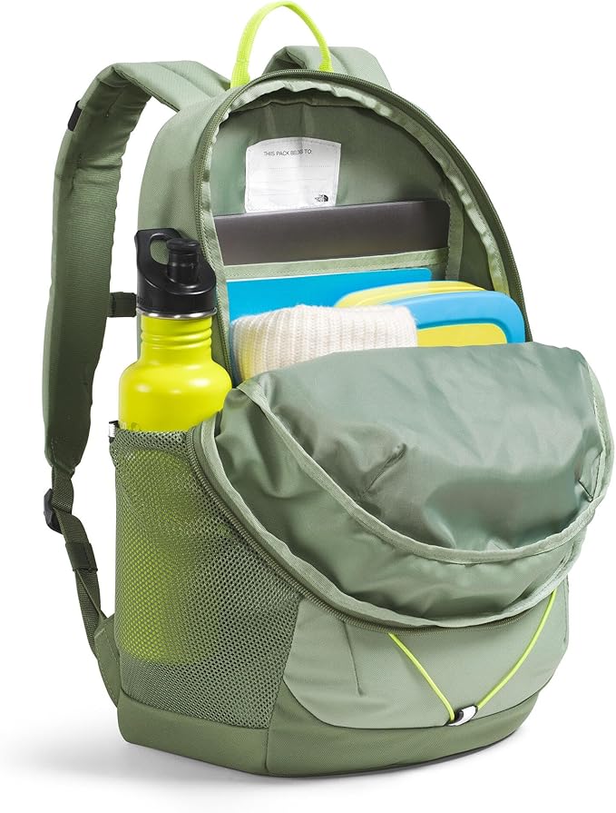 The North Face Kids' Court Jester Backpack - Water-Repellent Travel Bag, Spacious Main Compartment, for Tweens/Young Teens, Slate Moss/Bark Mist, One Size