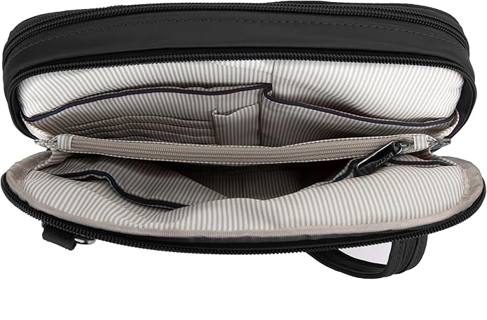 Travelon Women's Anti-theft Tailored East/West Organizer Chrossbody