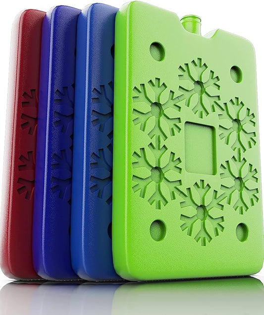 TrekProof Ice Packs for Lunch boxes and Coolers | Bento Lunch Box Ice Packs, Cooler Bag for Work, School, Picnic or Camping | Reusable Small Freezer Pack, Adult and Kid Friendly