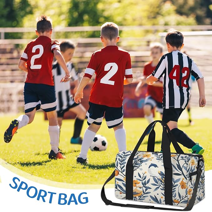 Rustic Birds Travel Duffle Bag for Women Men, Overnight Weekender Bag, Carry on Tote for Sport Gym