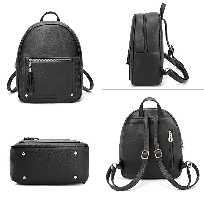 Montana West Medium Backpack Purse for Women Anti Theft Backpack with Secured Zipper & Tassel