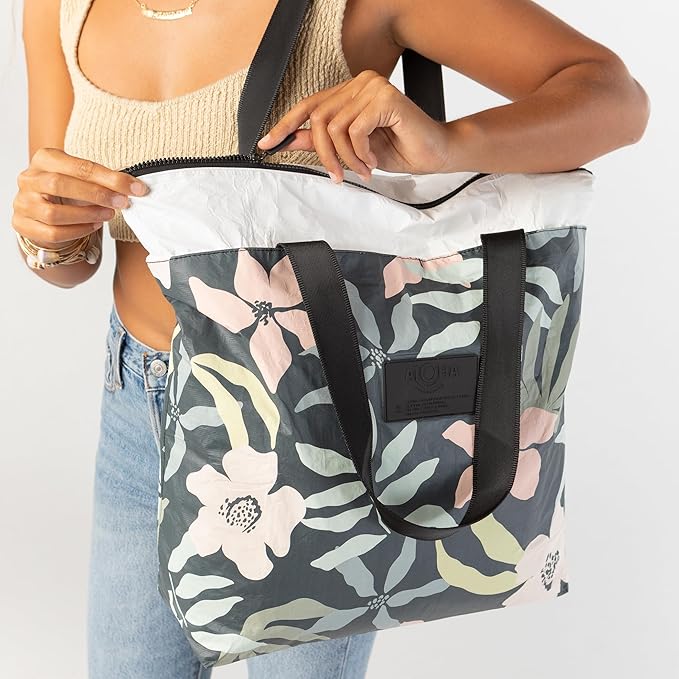 ALOHA Collection Day Tripper Tote | Lightweight, Packable, and Splash-Proof Beach Tote Bag | Easy to Clean