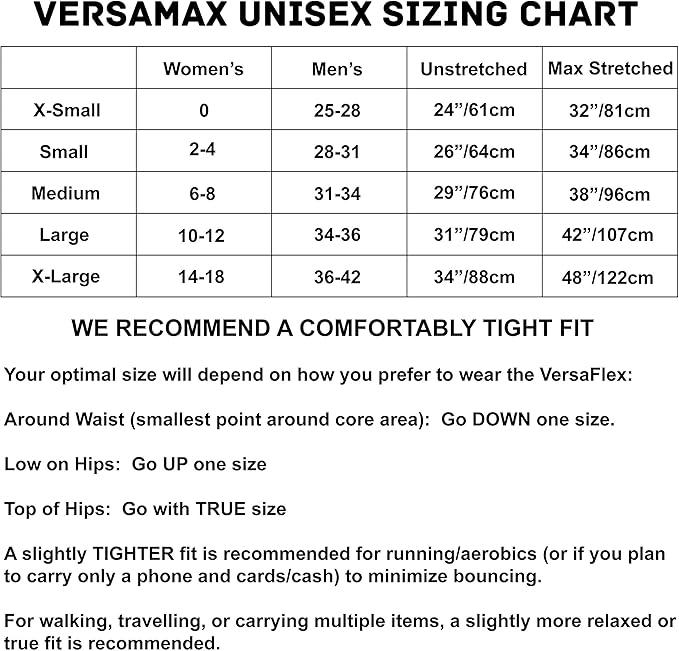 Sporteer VersaMax Anti-Theft Running Belt - Secure Double-Flap Waist Pack - Fits All Mobile Phones - Pickpocket-Proof Travel Money Belt & Medical Device Holder - Premium Nylon Spandex (Neutral, XL)