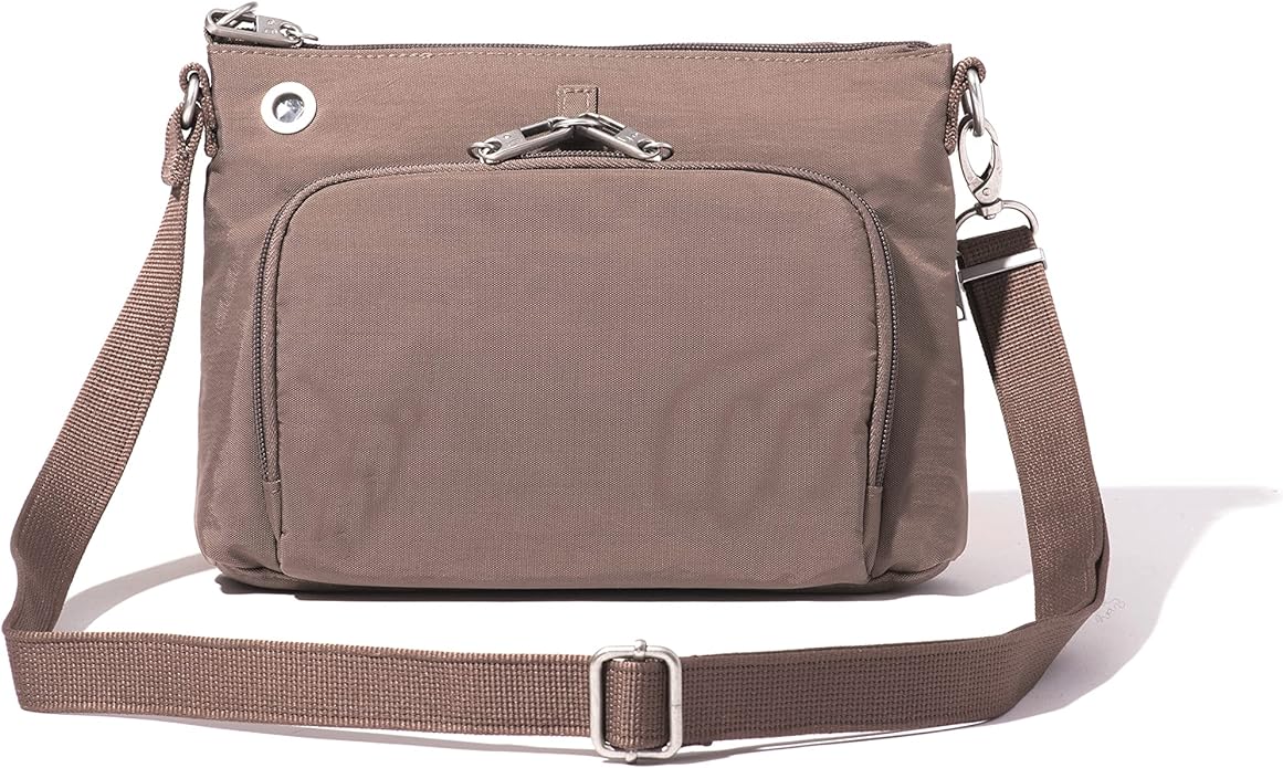 Baggallini womens Securtex Anti-theft Memento Crossbody Bag