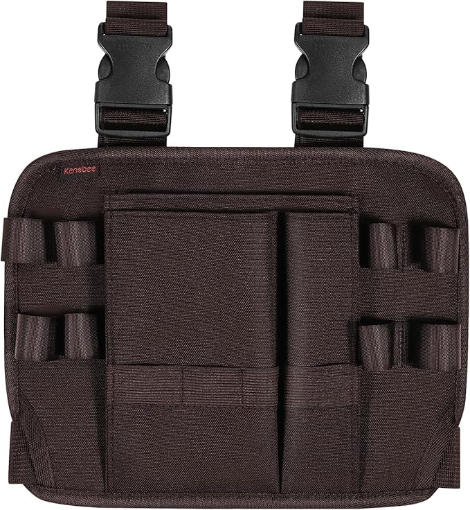 KENOBEE Tool Pouch Holster with Belt Clip Around Your Leg, Electrician Multifunctional Repair Bag, Utility Mini Organizer for Automotive Craftsman Carpenter Construction