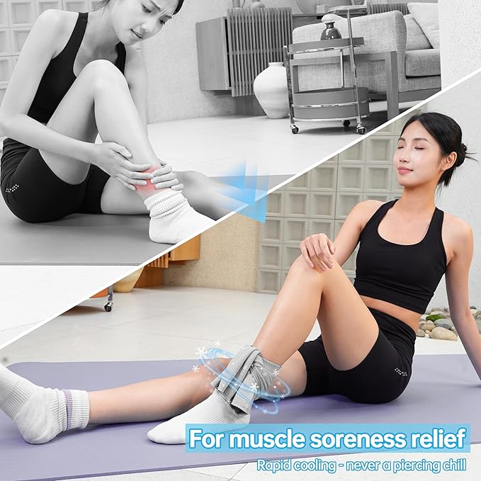 Dual-Action Cooling Neck Wraps, 37”x12” Cooling Towel + 220g Gel Sheet, Neck Coolers for Hot Weather, Ice Pack, Washable Gym Towel (2 Sets)