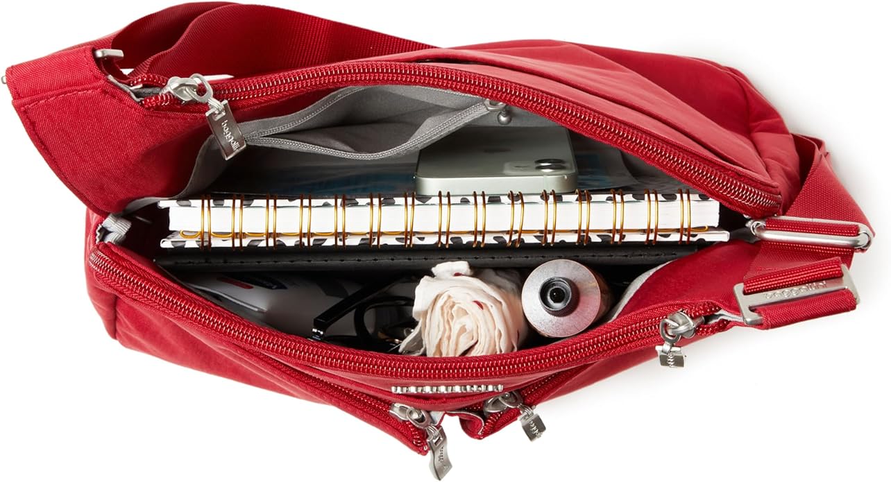 Baggallini Crossbody Travel Bag 11x8.5 Lightweight Water-resistant Nylon Handbag