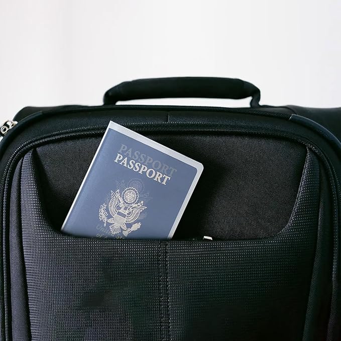 Clear Passport Cover, Waterproof Passport Protector Case, Vinyl Transparent Travel Boarding Pass Sleeve and ID Cards Holder Organizer, 10 Pack