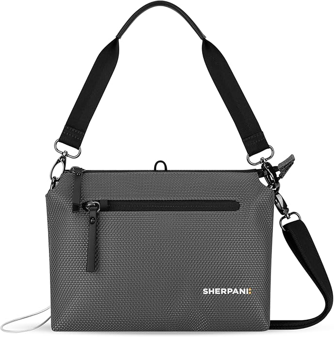Sherpani Mei, Small Anti Theft Crossbody Purse, Lightweight Cross Body Bag, Handbags, Fashion Trio Bag, Travel Gift