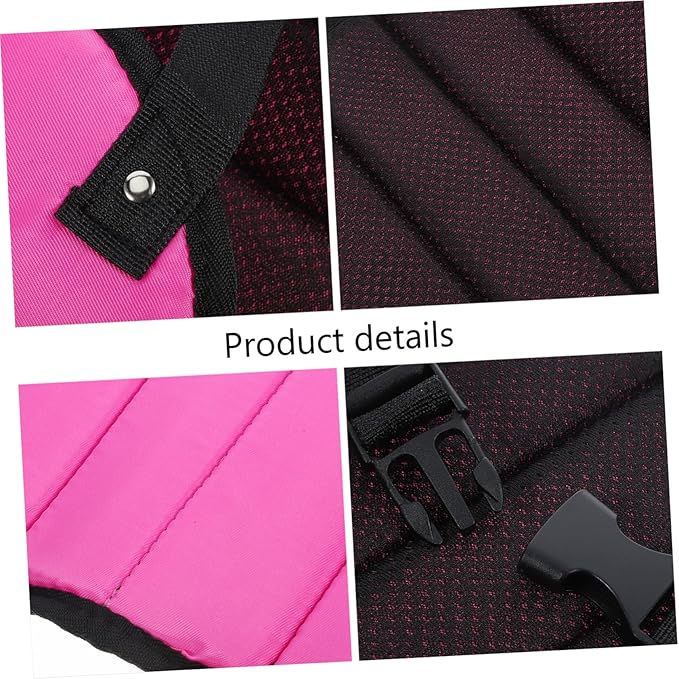 Airplane Footrest Hammock Portable Foot Rest for Air Travel Train Bus Comfortable Foot Support for Trips Accessory Rose Red