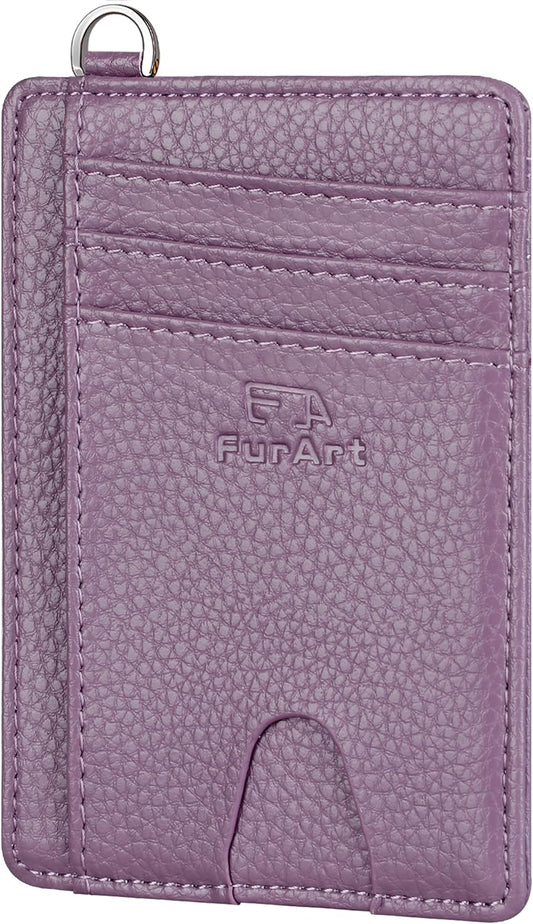 FurArt Slim Minimalist Wallet, Front Pocket Wallets, RFID Blocking, Credit Card Holder for Men & Women