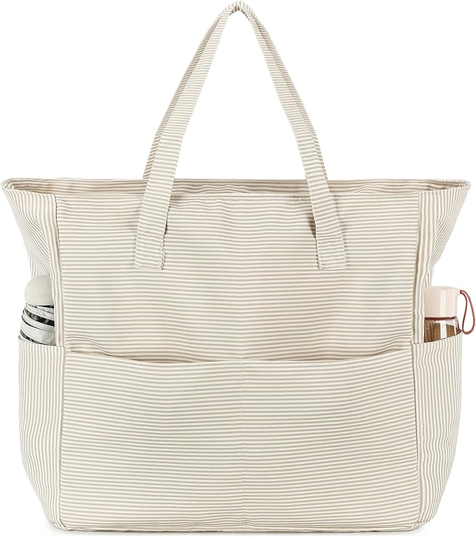 LEDAOU Beach Bag Waterproof Sandproof Women Beach Tote Pool Bag with Zipper for Swim Gym Grocery Travel with Wet Pocket | Sandproof, with Zipper, for Gym, Grocery, Travel, with Wet Pocket