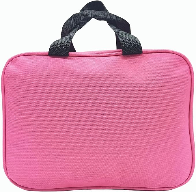 First Aid Bag Empty Emergency Medical Pouch First Responder Storage Compact Survival Medicine Bags for Sport Outdoors Car Office Pet Dog Cat (Pink BB)