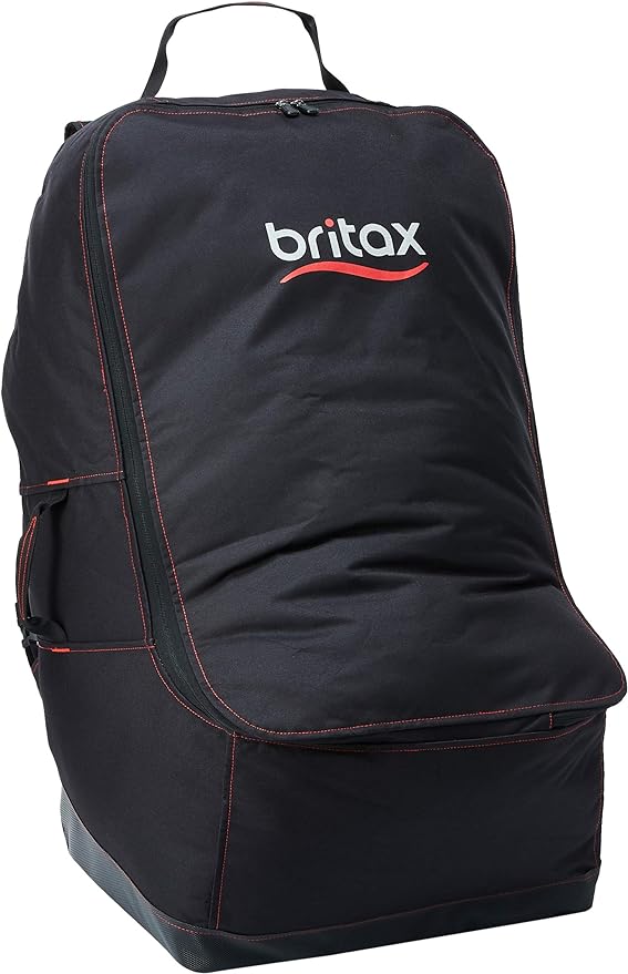 Britax Car Seat Travel Bag with Padded Backpack Straps | Water Resistant + Built-in Wheels + Multiple Carry Handles