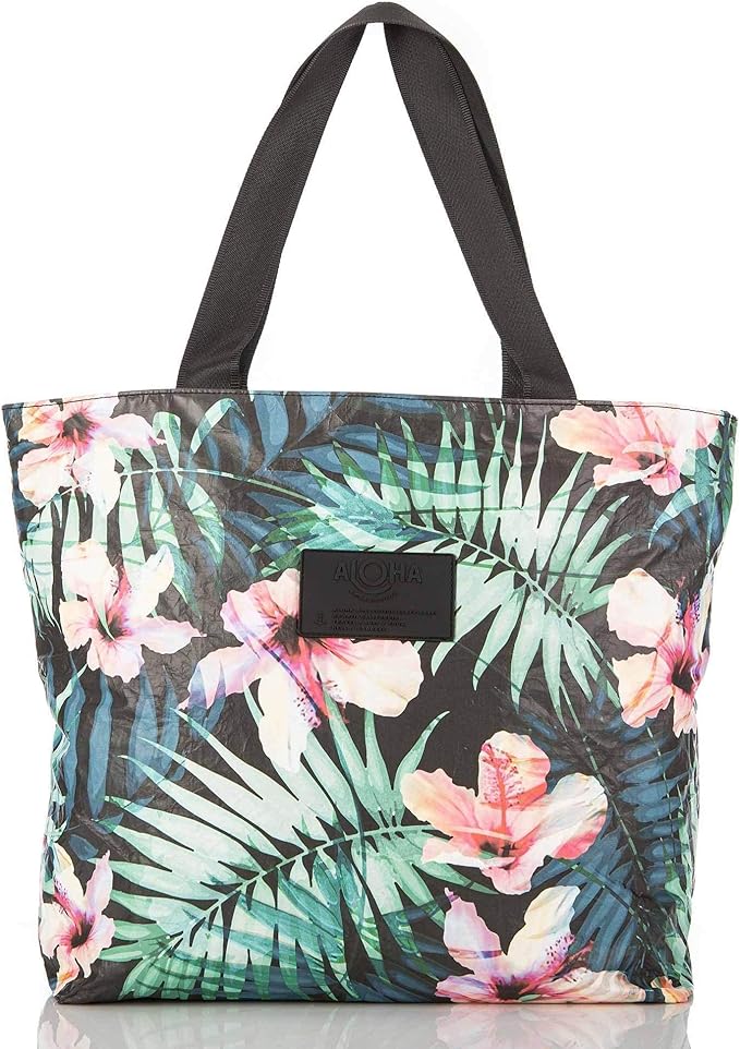 ALOHA Collection Day Tripper Tote | Lightweight, Packable, and Splash-Proof Beach Tote Bag | Easy to Clean