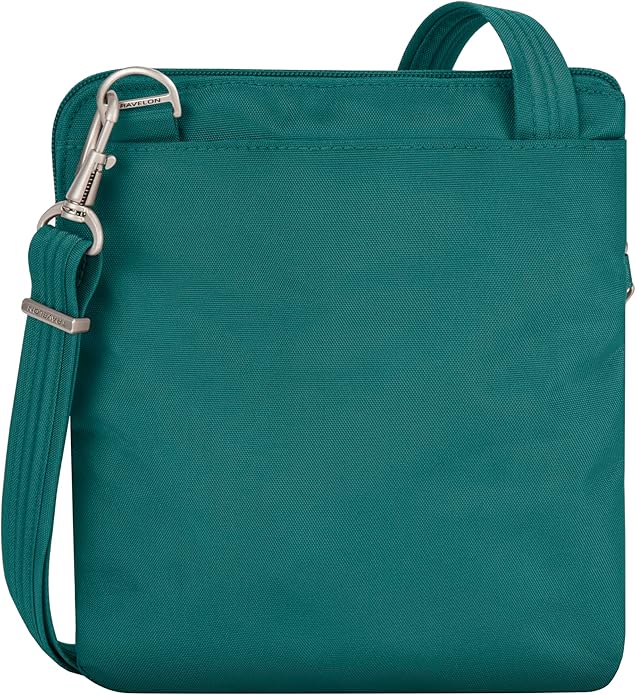 Travelon Anti-theft Classic Slim Double Zip Crossbody
