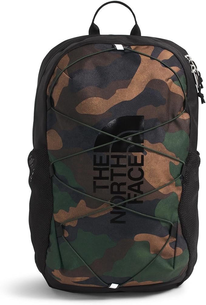 The North Face Kids' Court Jester Backpack - Water-Repellent Travel Bag, Spacious Main Compartment, for Tweens/Young Teens, TNF Black Camo/TNF Black, One Size