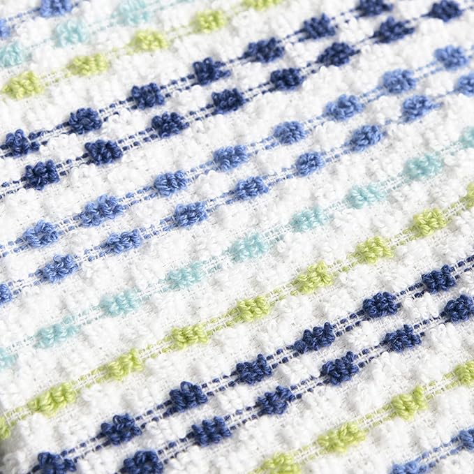 Ritz Pebble Bar Mop Towels: Highly Absorbent and Super Soft, 100% Cotton, Durable Super Absorbent Kitchen Bar Towels for Wiping Tables and Counters, 12x12, 6-Pack, Cool