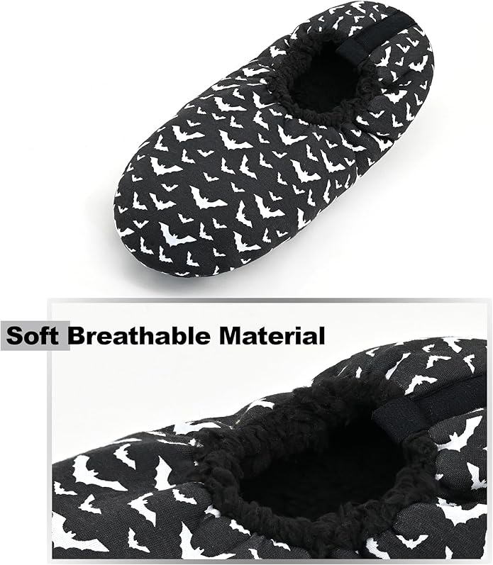 Keyela Mens Slipper Socks With Non Skid Bottoms, Warm Slipper Socks With Grippers For Men, Fuzzy House Slippers