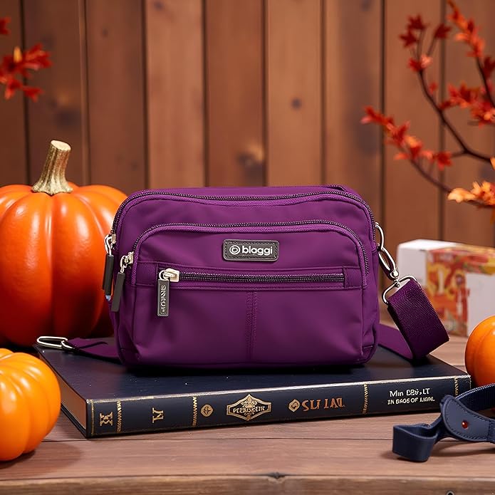 biaggi Flexmates Convertible Anti-Theft Crossbody Bag for Women | Lightweight On-The-Go Travel Organizer, RFID Blocking