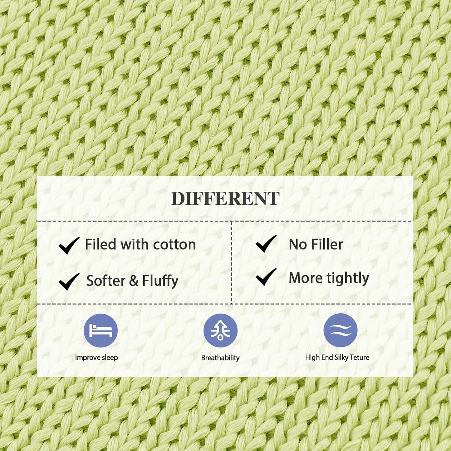 L'AGRATY Knitted Weighted Blanket - 60"x80" 20lbs Cooling Chunky Knit Heavy Blanket for Adults Braided Crochet Throw Thick Cable Yarn Knit Decorative No Beads Evenly Weighted Machine Washable