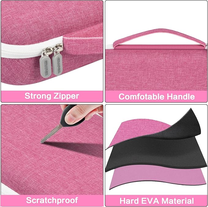Travel Sunglass Organizer Case for 8 Pairs Polarized Sunglasses, Storage Box for Multi-style Dressers (Bag Only)