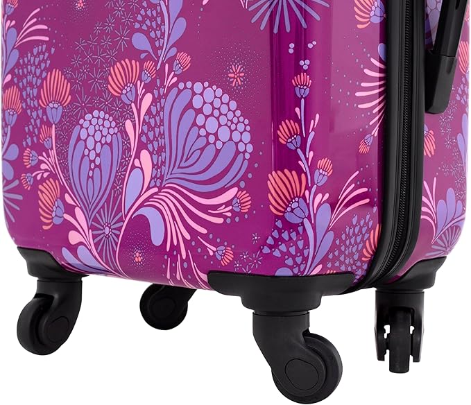 Bella Caronia 3 Piece or 20" Carry-On Voguish Luggage Set, Style Flora, 20" Carry-On
