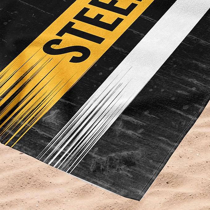Northwest NFL Oversized Microfiber Beach Towel, 60 x 70 Inches – Quick Dry, Sand Resistant, Lightweight, Highly Absorbent, Shibori Design