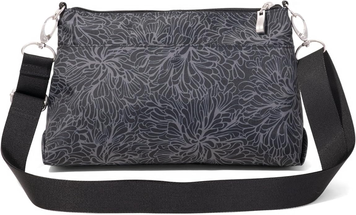 Baggallini Original Everyday 11x7.5 Crossbody Bags Rfid Protected Lightweight Nylon Zippered Travel Purse