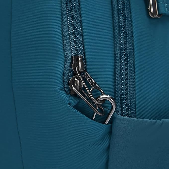 Pacsafe Metrosafe LS350 15 Liter Anti Theft Laptop Daypack/Backpack - with Padded 13" Laptop Sleeve, Tidal Teal