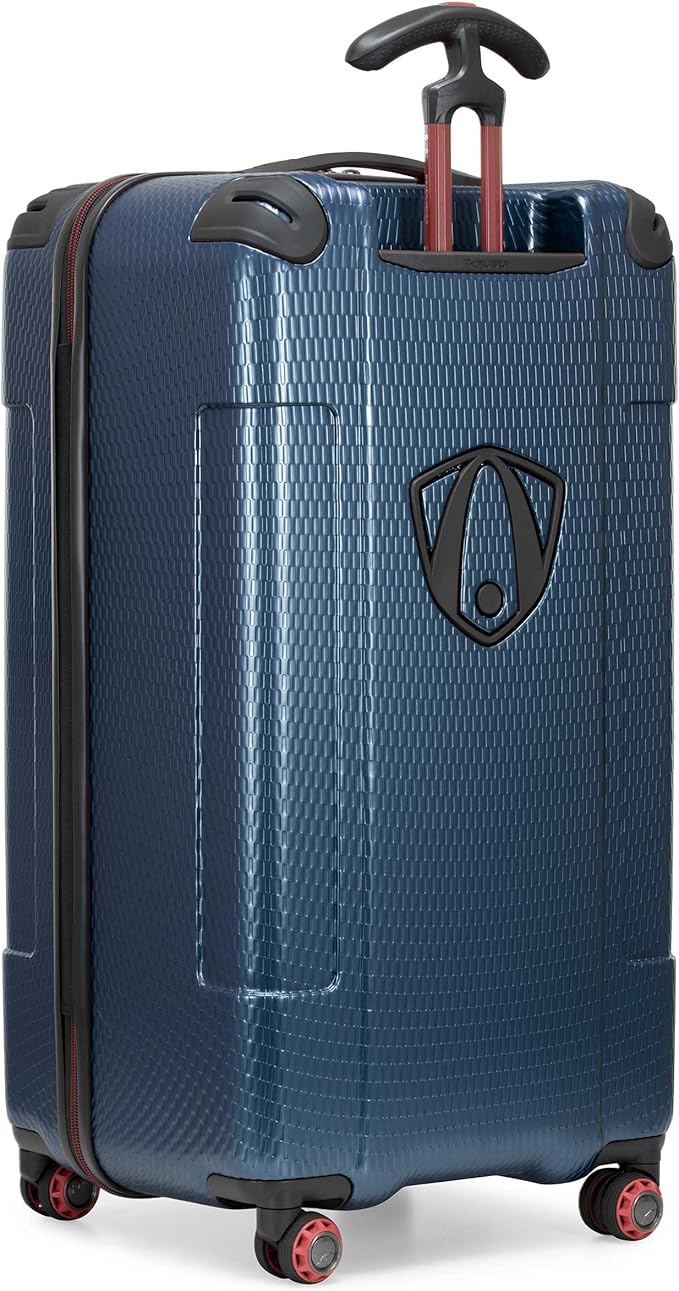 Traveler's Choice Maxporter II Polycarbonate Hardside Trunk with Spinner Wheels, Navy, 31-Inch Trunk