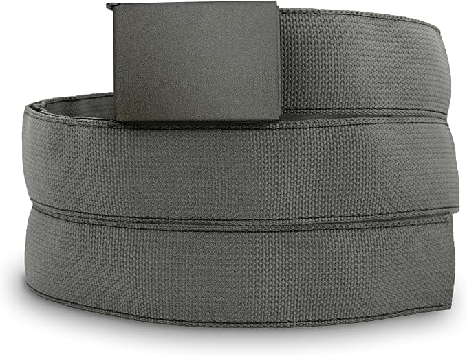 Wazoo Cache Belt for Men with Hidden Pocket, Adjustable Anti-Theft Travel Belt, Nylon with Stainless Steel Buckle