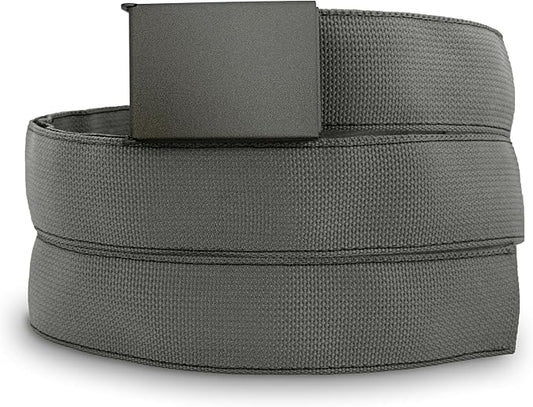 Wazoo Cache Belt for Men with Hidden Pocket, Adjustable Anti-Theft Travel Belt, Nylon with Stainless Steel Buckle