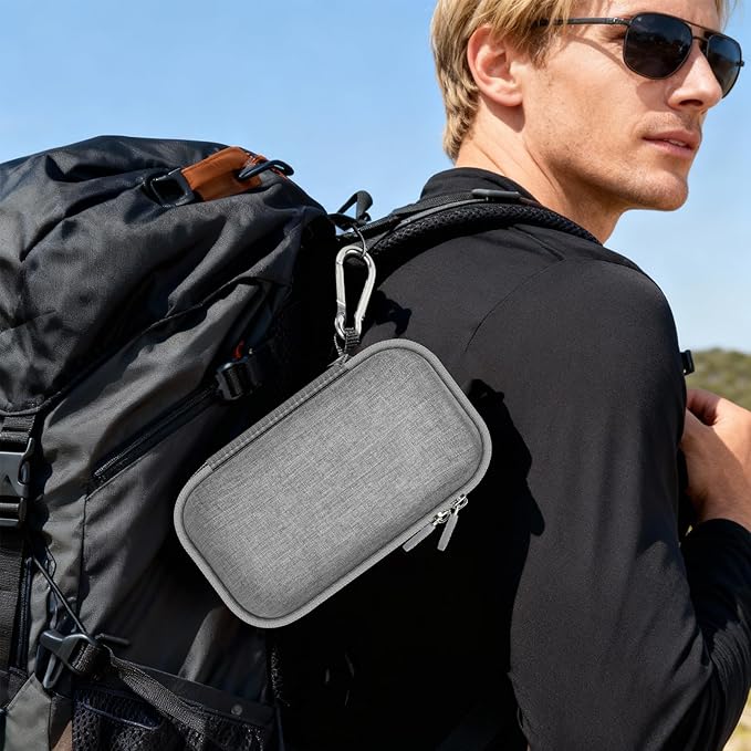 Travel Sunglass Organizer Case for Quay Polarized Sunglasses Men Women, Trendy Glasses Storage Box (Bag Only)