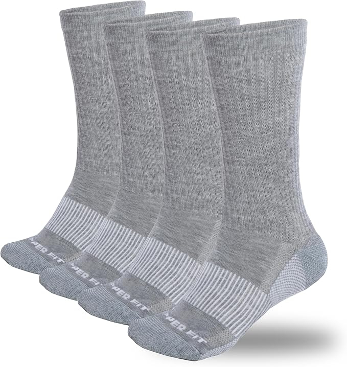 Copper Fit Unisex Crew Length Sport Socks, 2 Pair