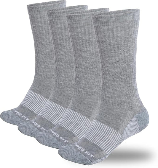 Copper Fit Unisex Crew Length Sport Socks, 2 Pair