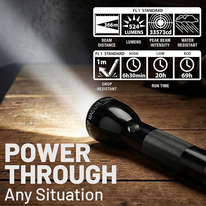 MagLite ML300L LED 2-Cell D Display Box