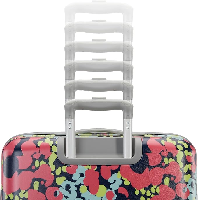 American Tourister Moonlight II Hardside Expandable Luggage with Spinner Wheels, Poppy Pattern, Carry-On 20-Inch