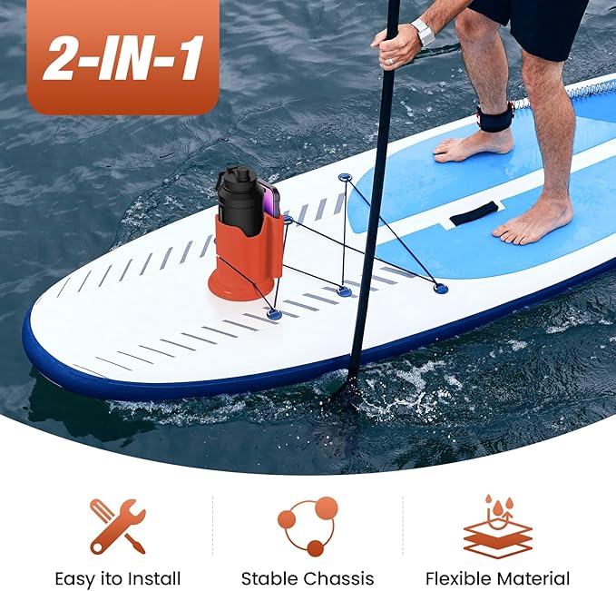 Kayak Cup Holder, Cup Paddle Board, Paddle Board Accessories Surfboards, Canoes and Kayak Accessories for Types of Cup Bottle Drink