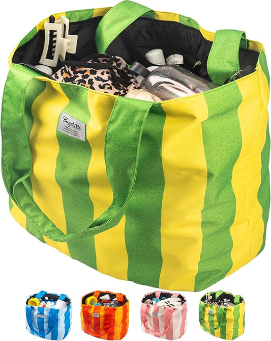 Beach Bags Waterproof Sandproof, XL Large Pool Tote Bag for Women