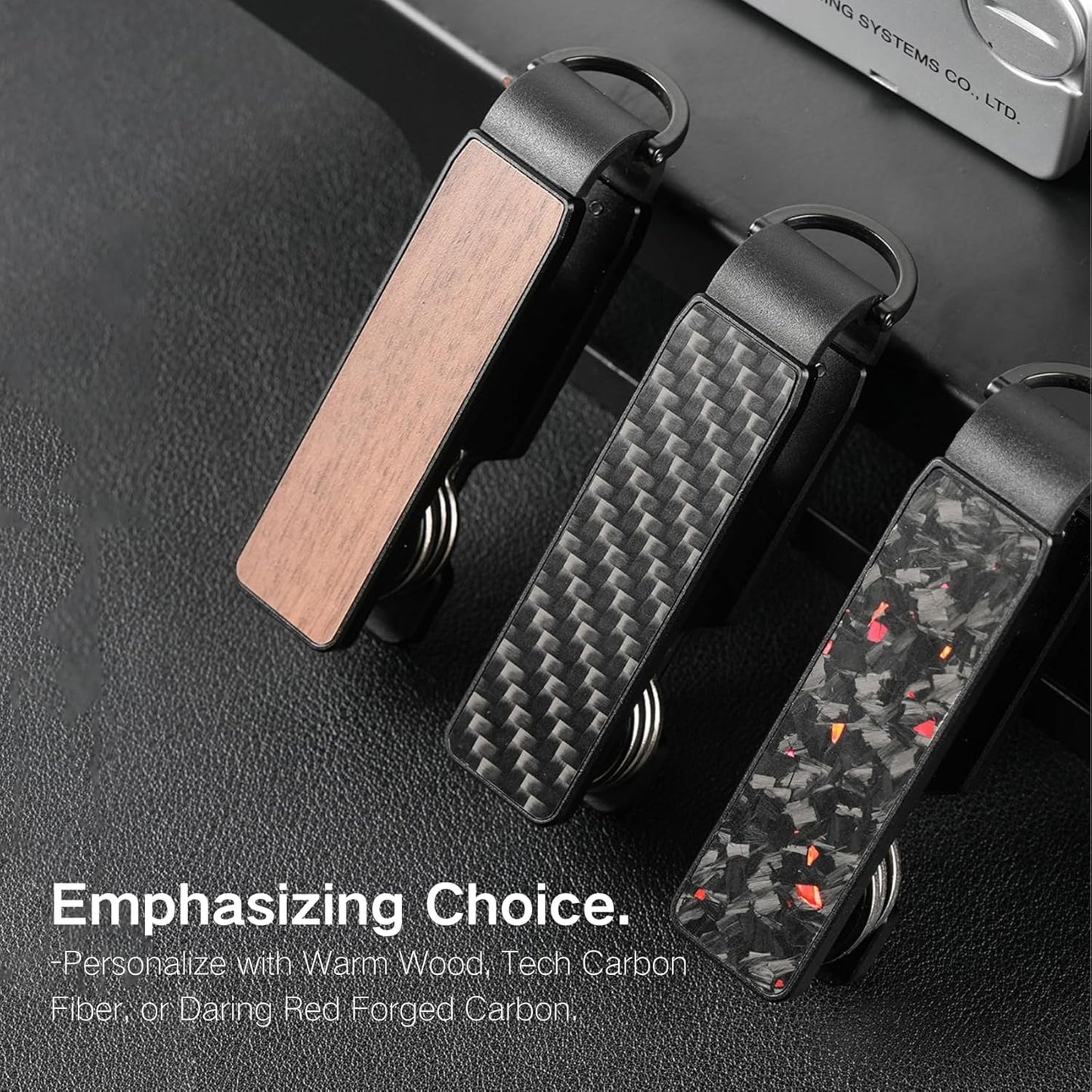 Metallic Key Organizer - Aluminum Key Organizer holder, Minimalist Innovative Keychain.