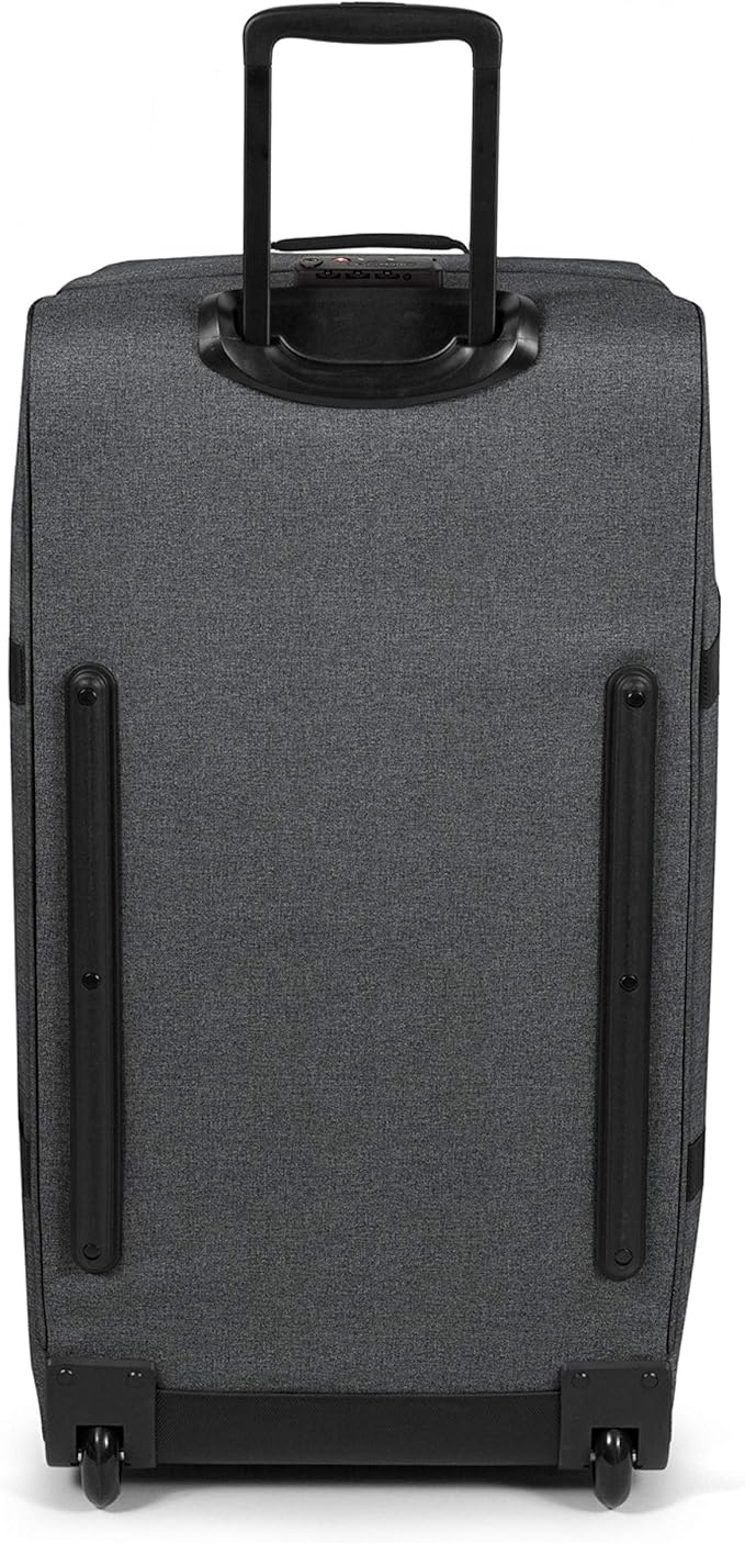 Eastpak Tranverz L – 121L Large Wheeled Luggage with Dual Compartments, TSA Lock, Compression Straps & Smooth-Wheeling System, Black Denim
